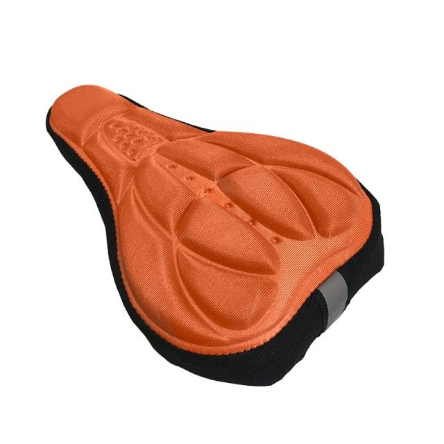 Mountain Bike 3D Saddle Cover Thick Breathable Super Soft Bicycle Seat Cushion Silicone Sponge Gel Seat Cover With Gel Padding And Memory Foam Bike Seat Cushion Cover Pad For Bicycle Seat Saddle