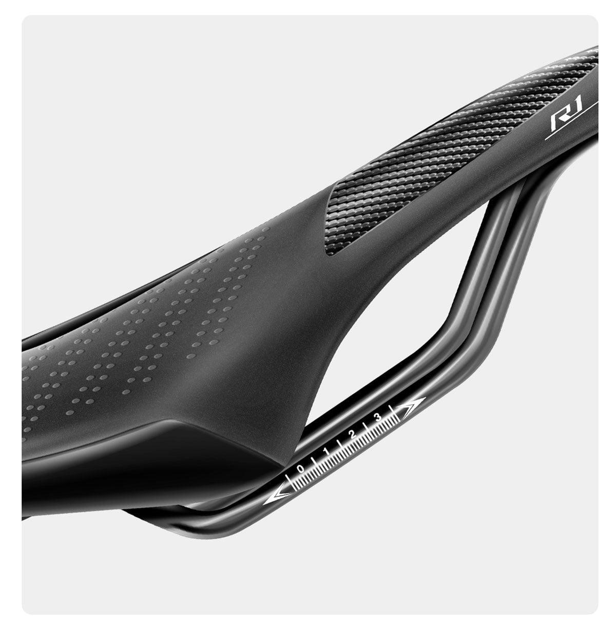 Road Bike Saddle Bicycle Seat With Warning Taillight USB Charging Mountain Cycling Racing PU Breathable Soft Seat Cushion Comfortable Bicycle Seat With Central Relief Zone Ergonomics Design Exercise Bike Seat