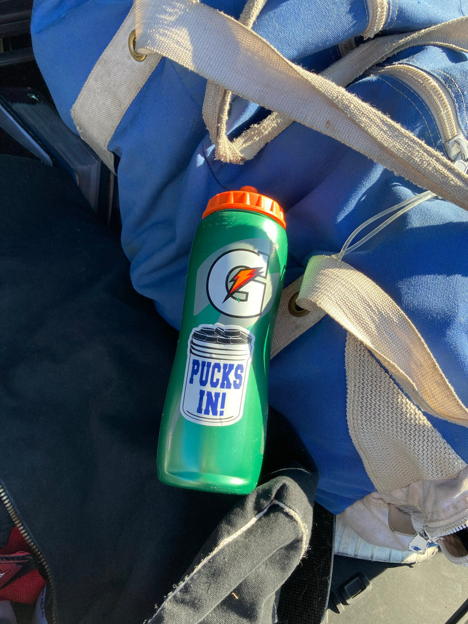 Pucks In Hockey Sticker
