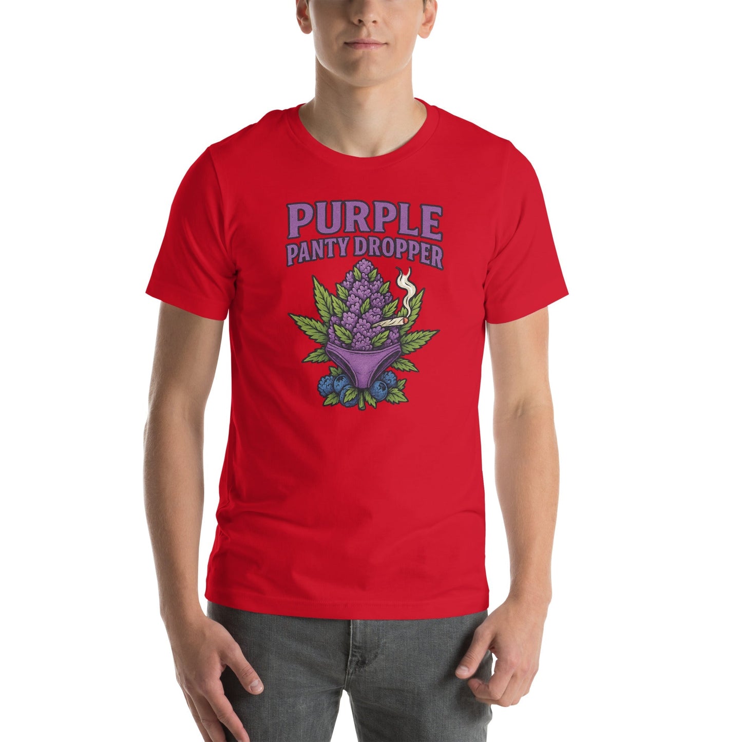 Purple Panty Dropper Unisex t-shirt
