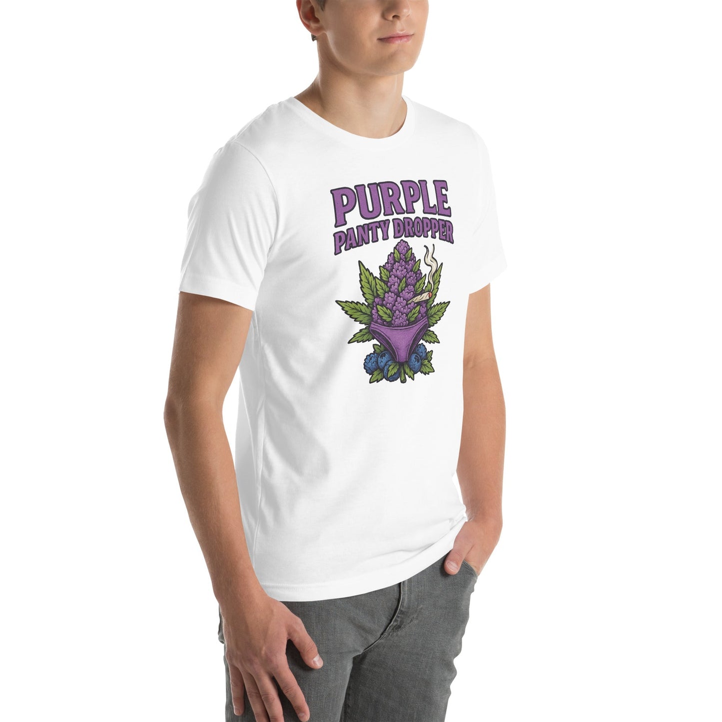 Purple Panty Dropper Unisex t-shirt