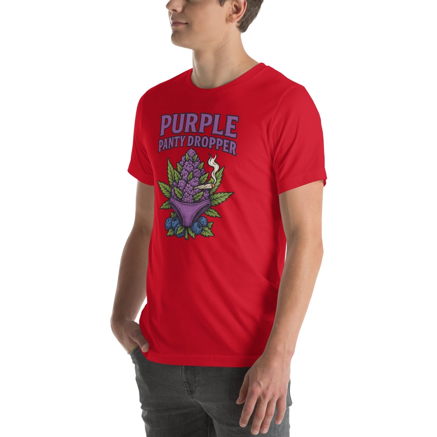 Purple Panty Dropper Unisex t-shirt