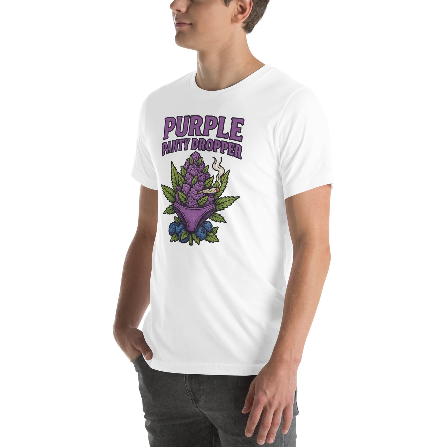 Purple Panty Dropper Unisex t-shirt