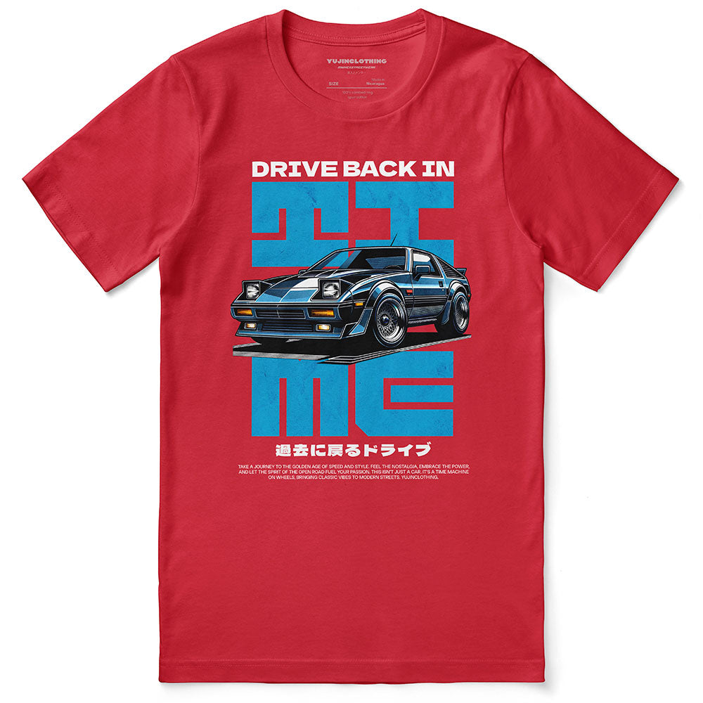 Back In Time Car T-Shirt