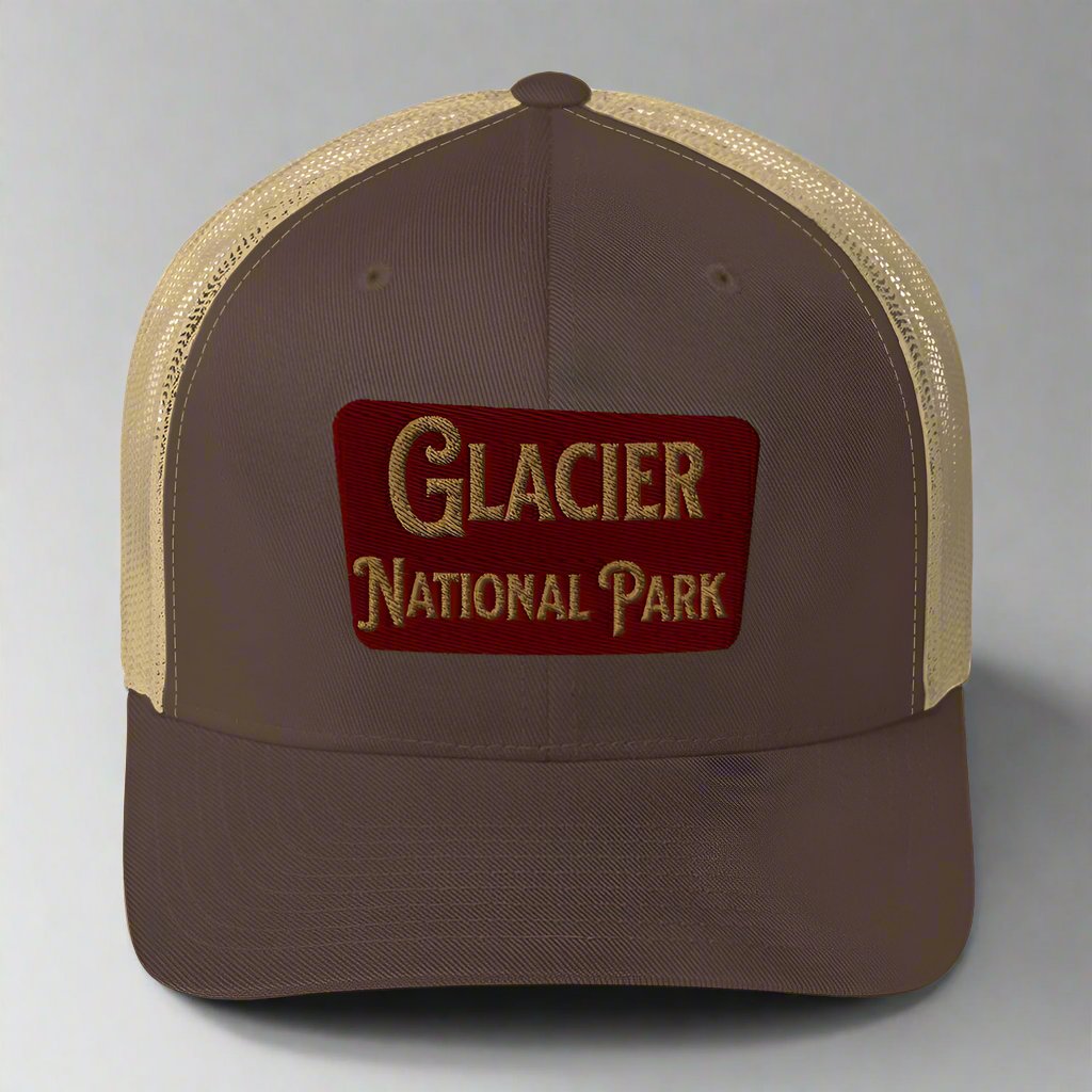 Glacier Embroidered National Park Trucker Hat