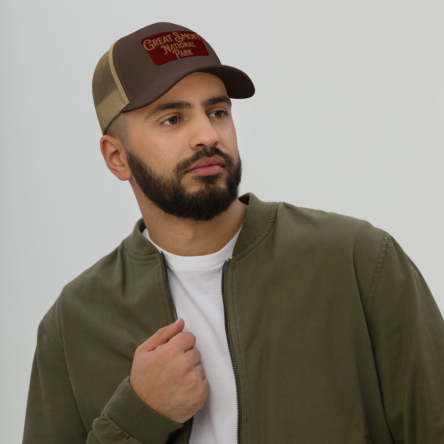 Great Smoky Mountains National Park Embroidered Trucker Hat