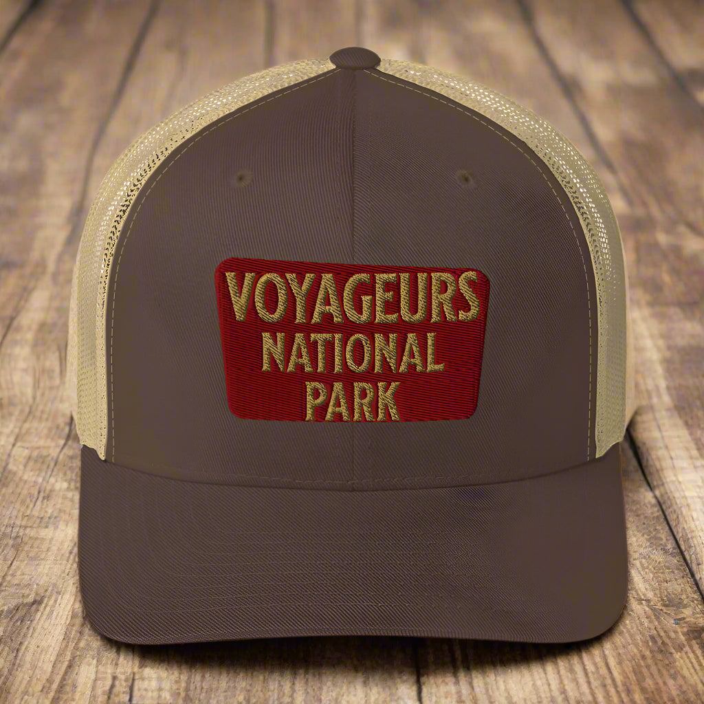 Voyageurs National Park Sign Embroidered Trucker Hat