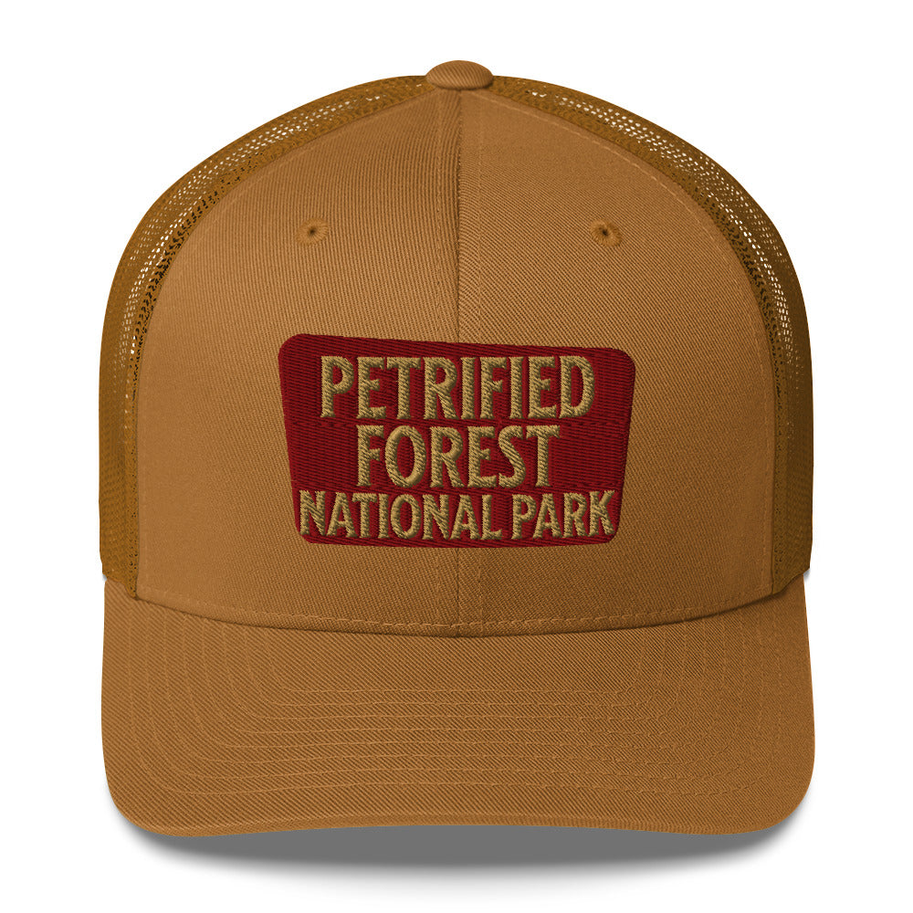 Petrified Forest National Park Sign Embroidered Trucker Hat