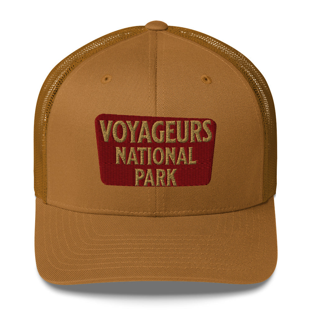 Voyageurs National Park Sign Embroidered Trucker Hat
