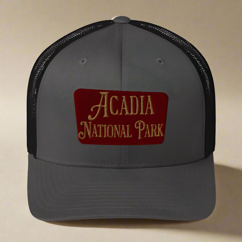 Acadia National Park Embroidered Trucker Hat
