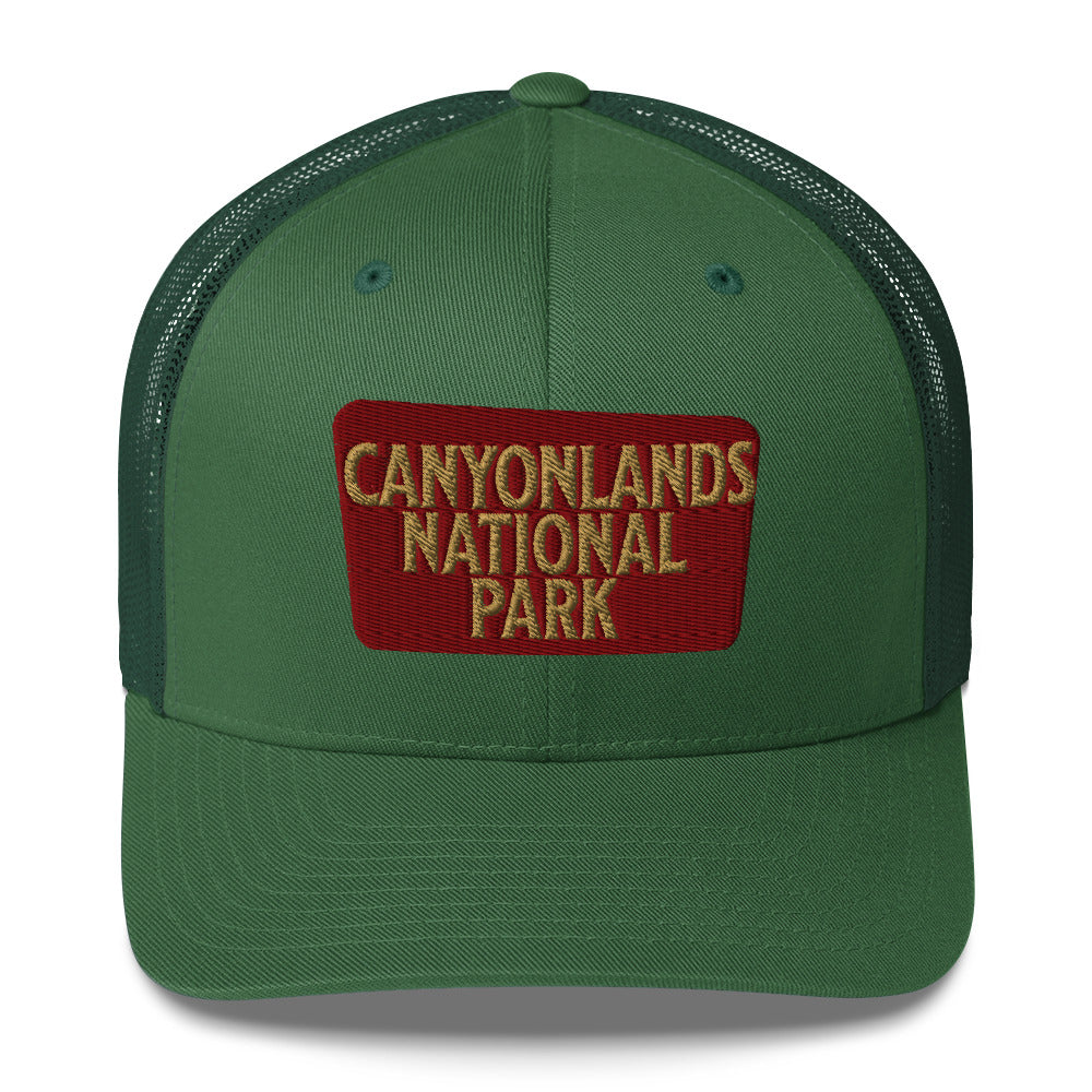 Canyonlands National Park Sign Embroidered Trucker Hat