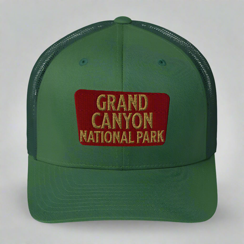 Grand Canyon National Park Sign Embroidered Trucker Hat