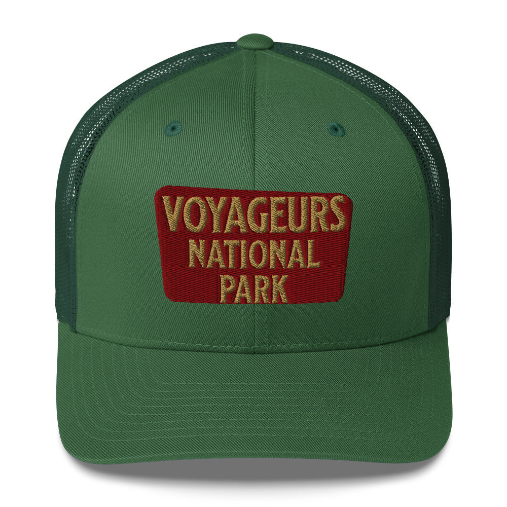 Voyageurs National Park Sign Embroidered Trucker Hat