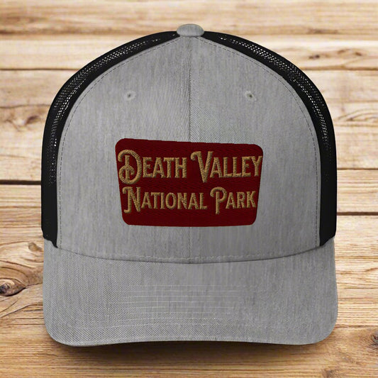Death Valley National Park Sign Embroidered Trucker Cap