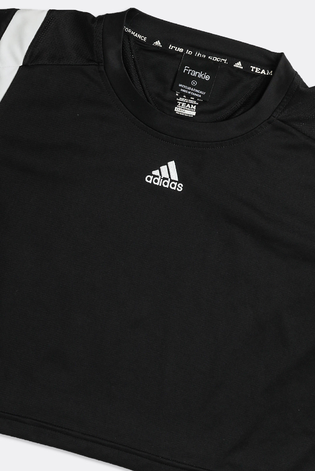 Rework Adidas Crop Athletic Tee - XL