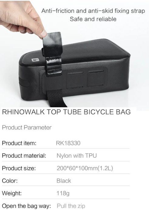 Rhinowalk Bicycle Frame Bag - Professional Cycling Accessory-RK18330