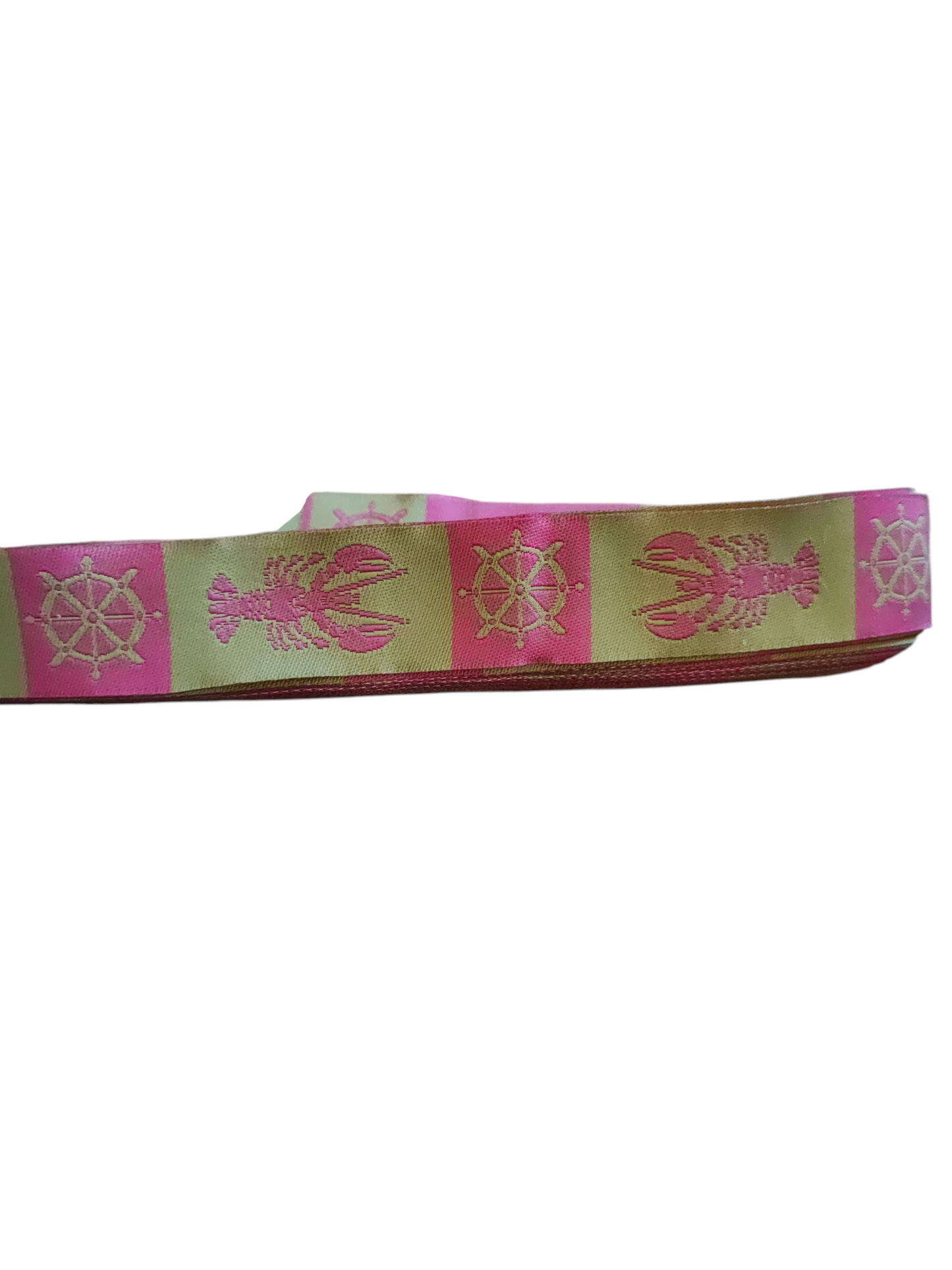 Lobsters and Wheels Nylon Dog Collar