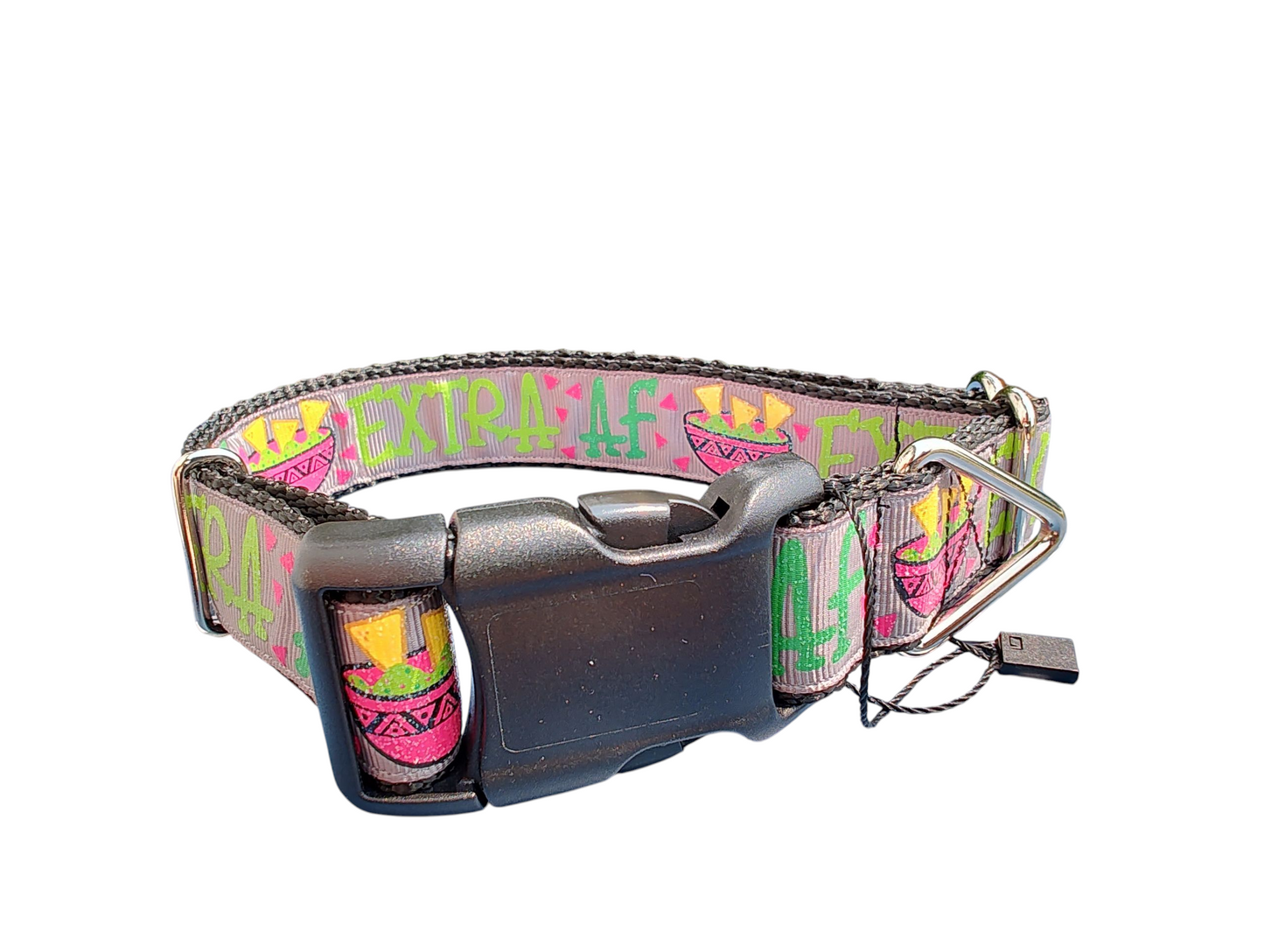 Extra AF Chips & Guac Nylon Dog Collar