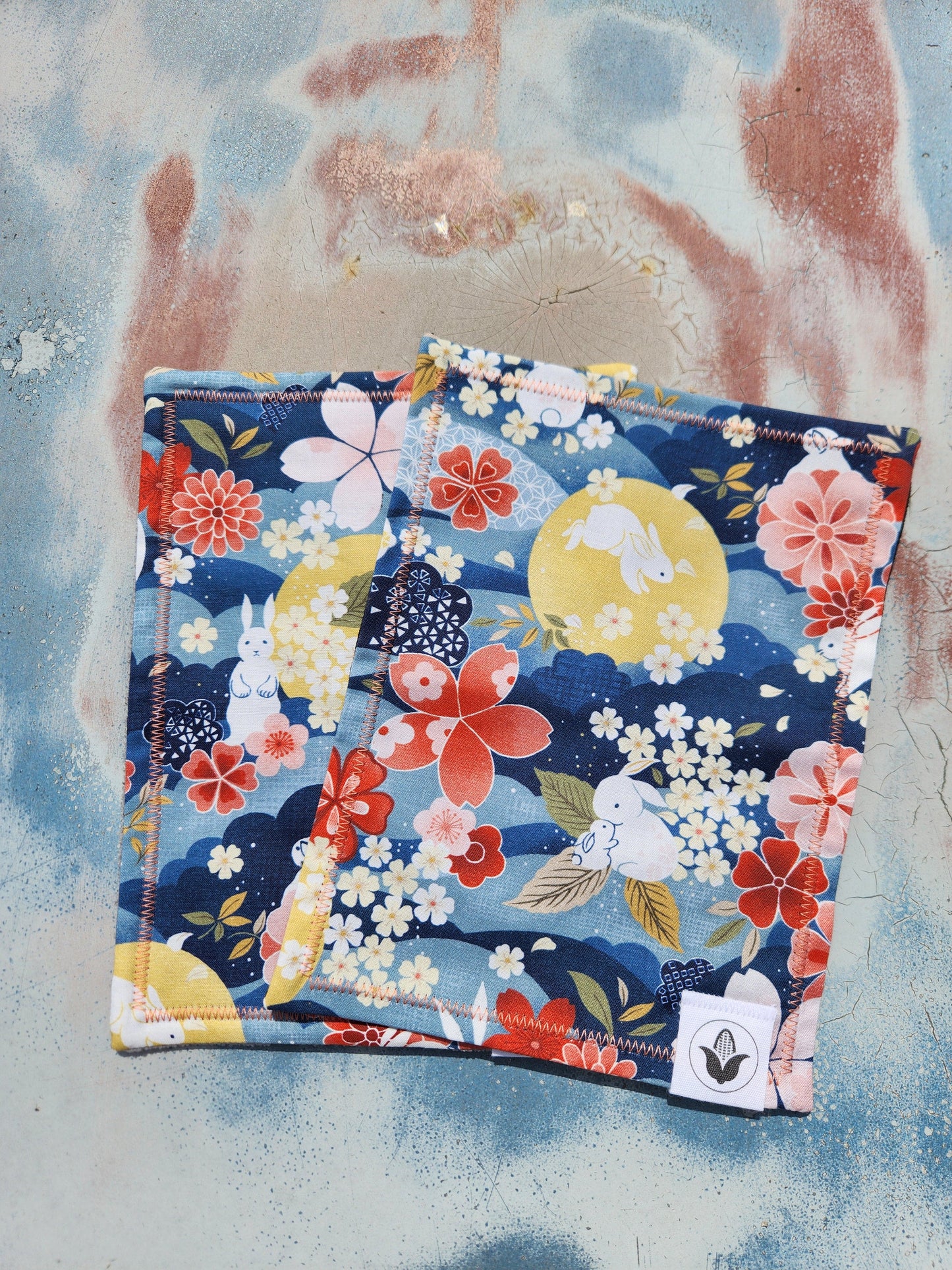 The Moon Rabbit Handkerchief