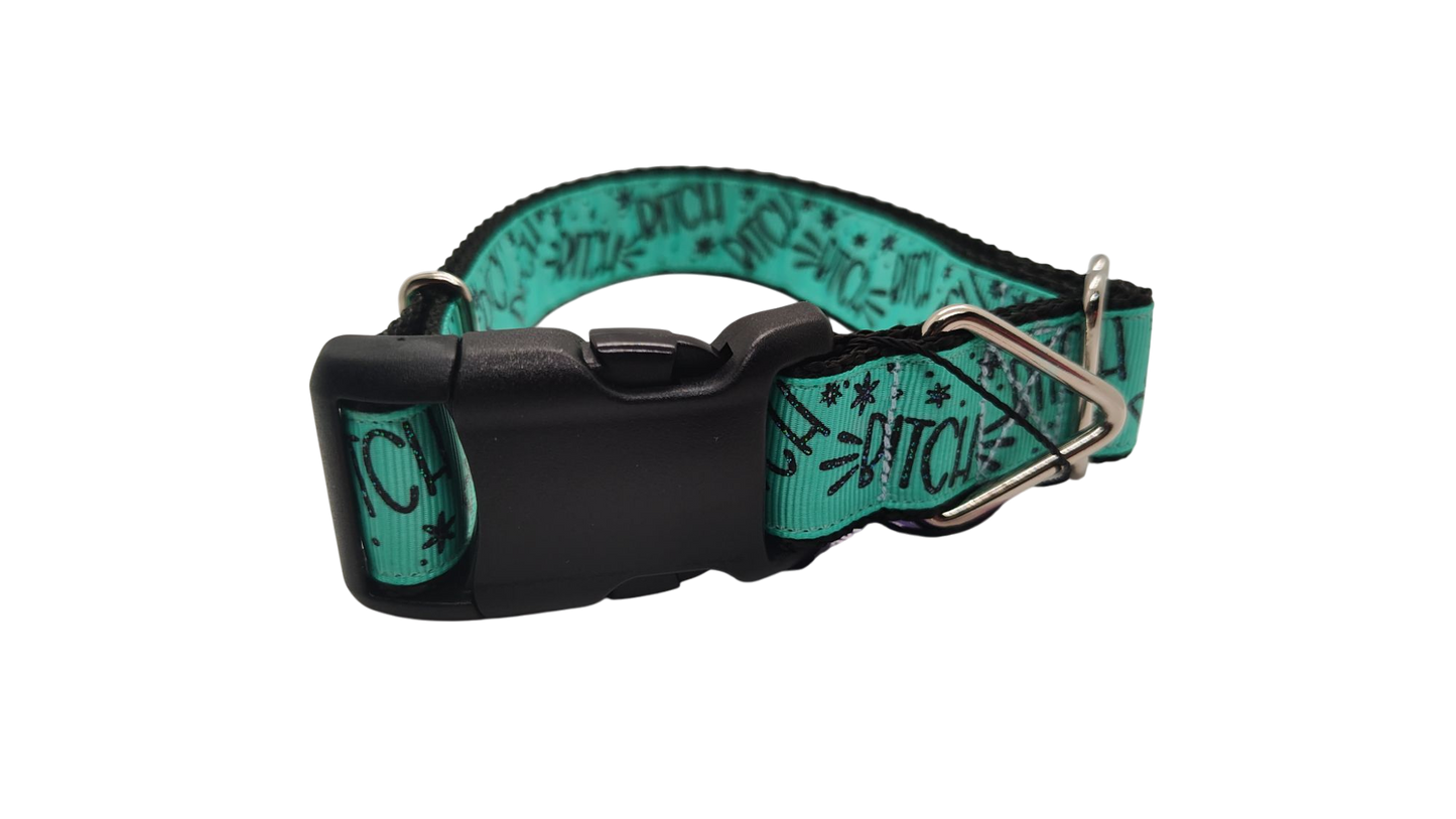 Bitch Tropic Nylon Dog Collar