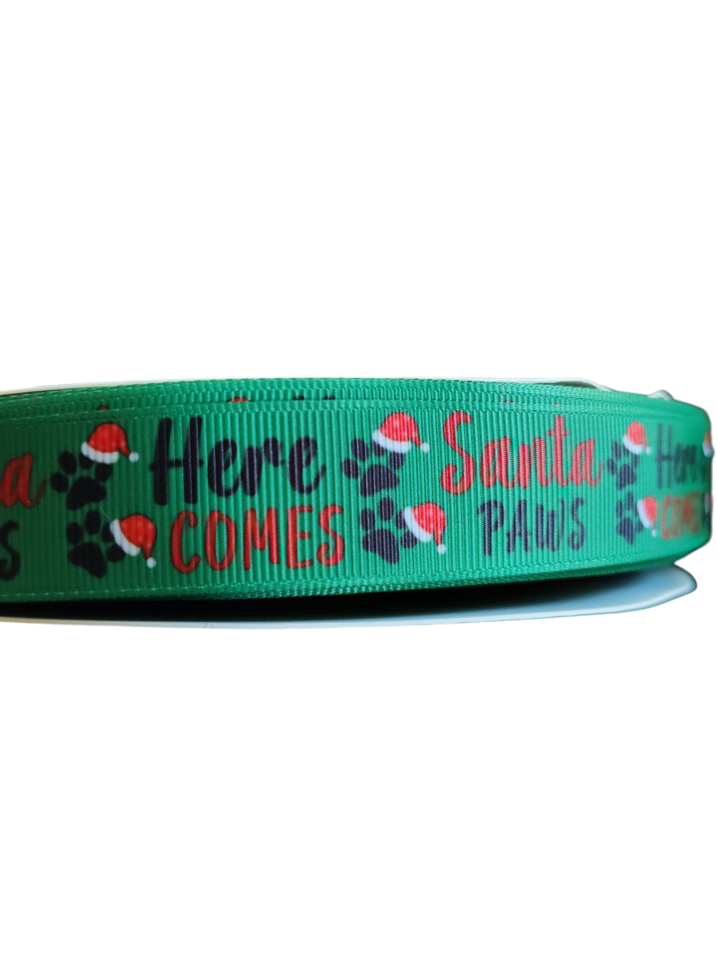 Here Comes Santa Paws Nylon Dog Collar, Leash