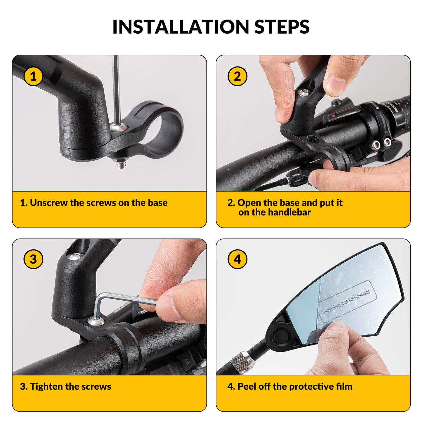 Anti-Glare Bike Mirror - Triathlete Store