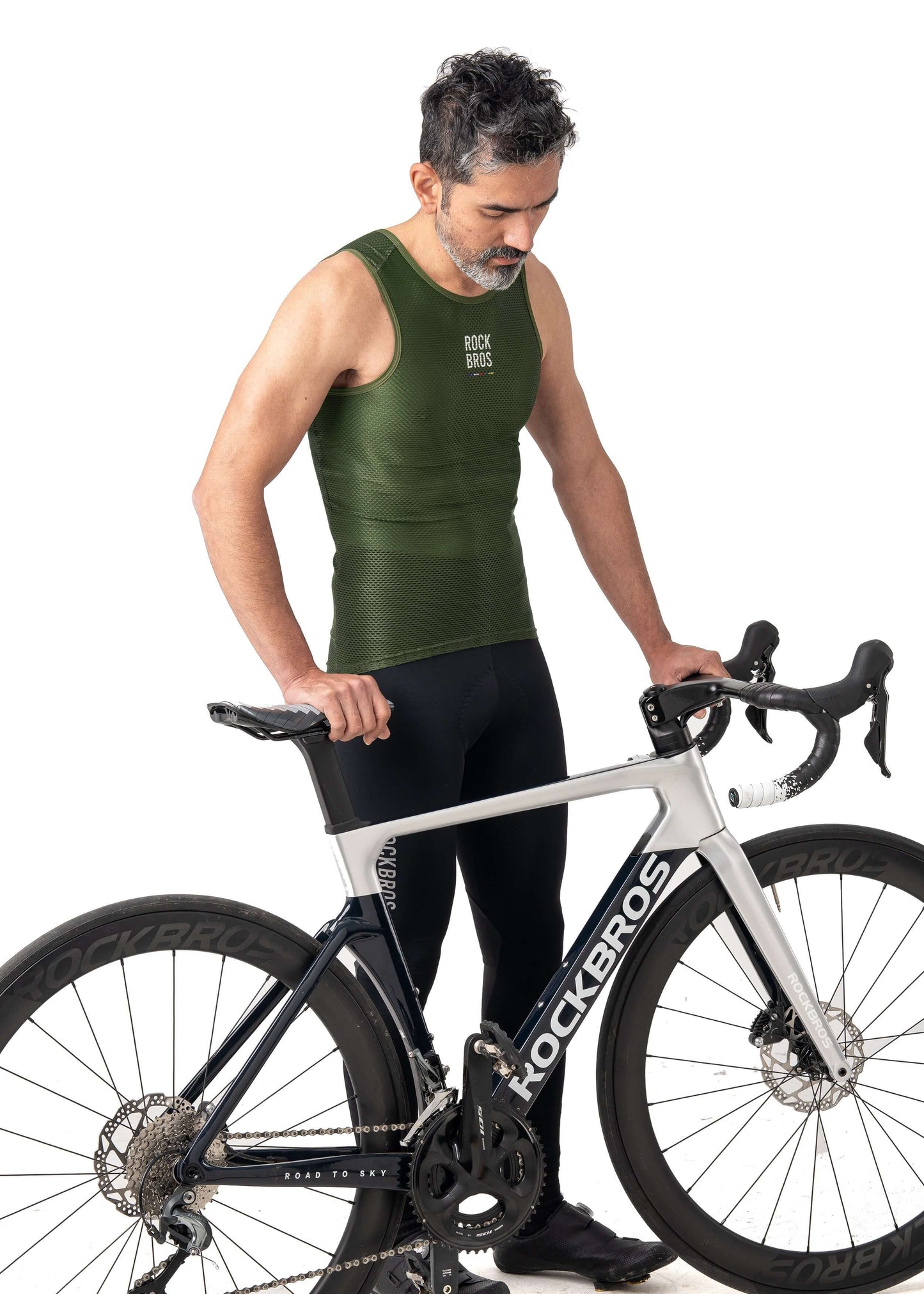 Men's ROAD-TO-SKY Sleeveless Cycling Base Layer