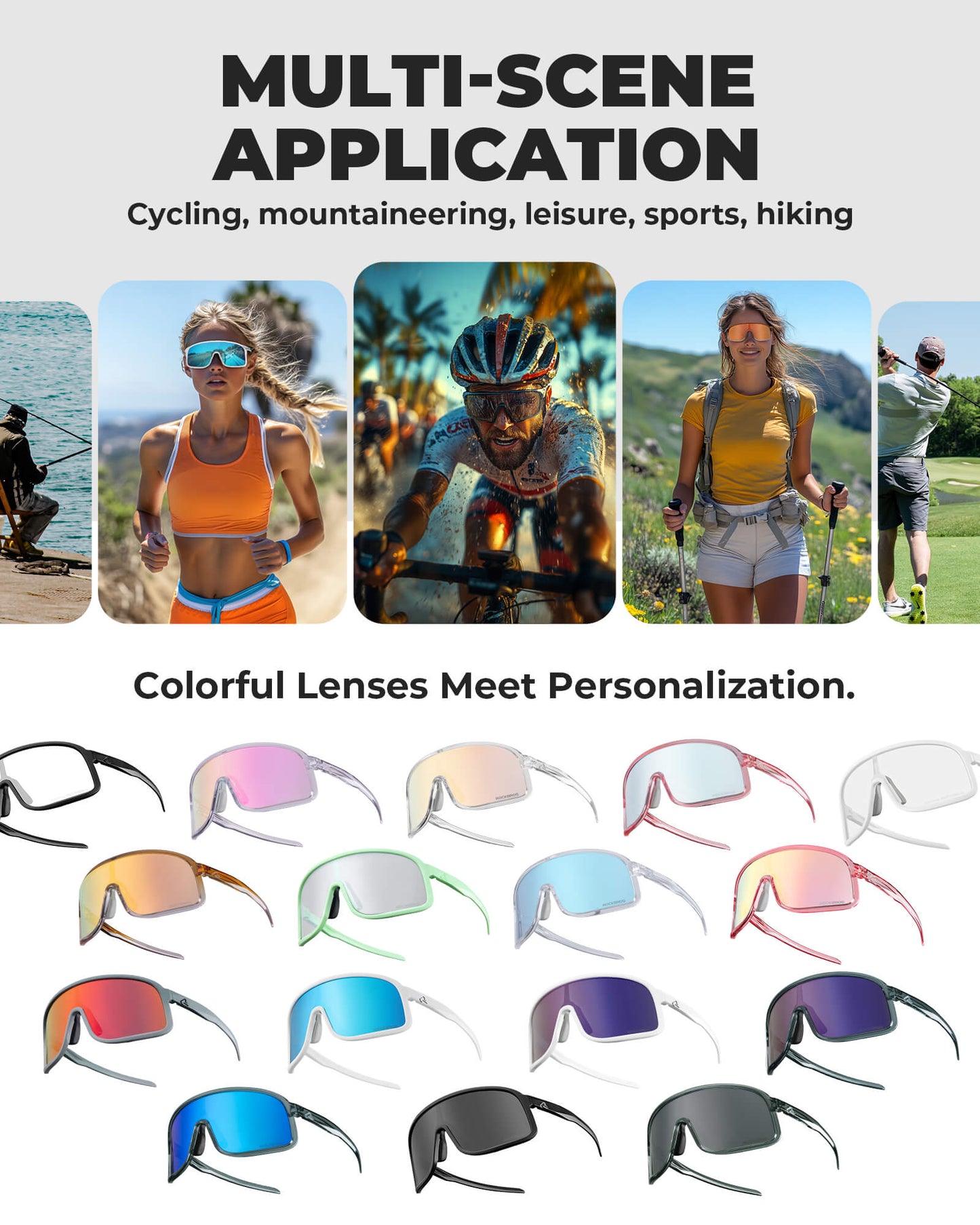 Photochromic Cycling Glasses with Anti-Fog & UV Protection