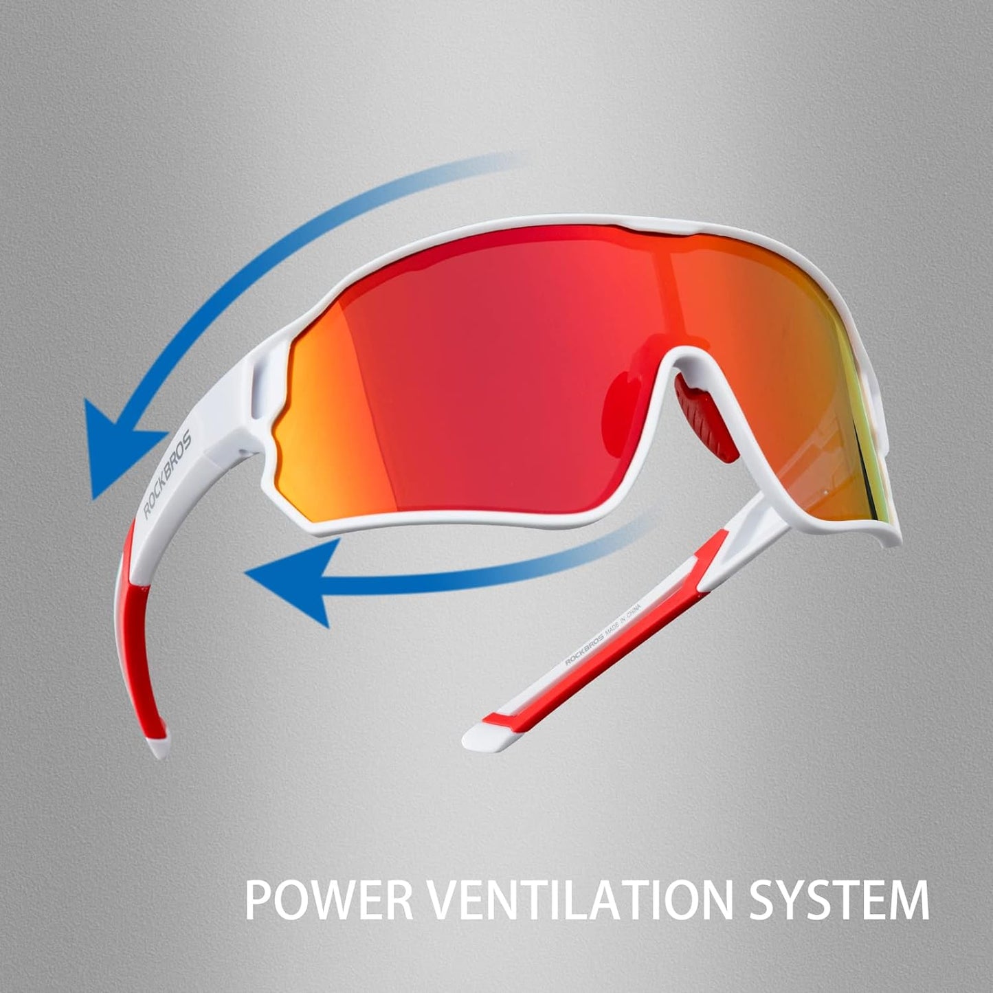 ROCKBROS Polarized Sunglasses UV Protection for Women Men Cycling