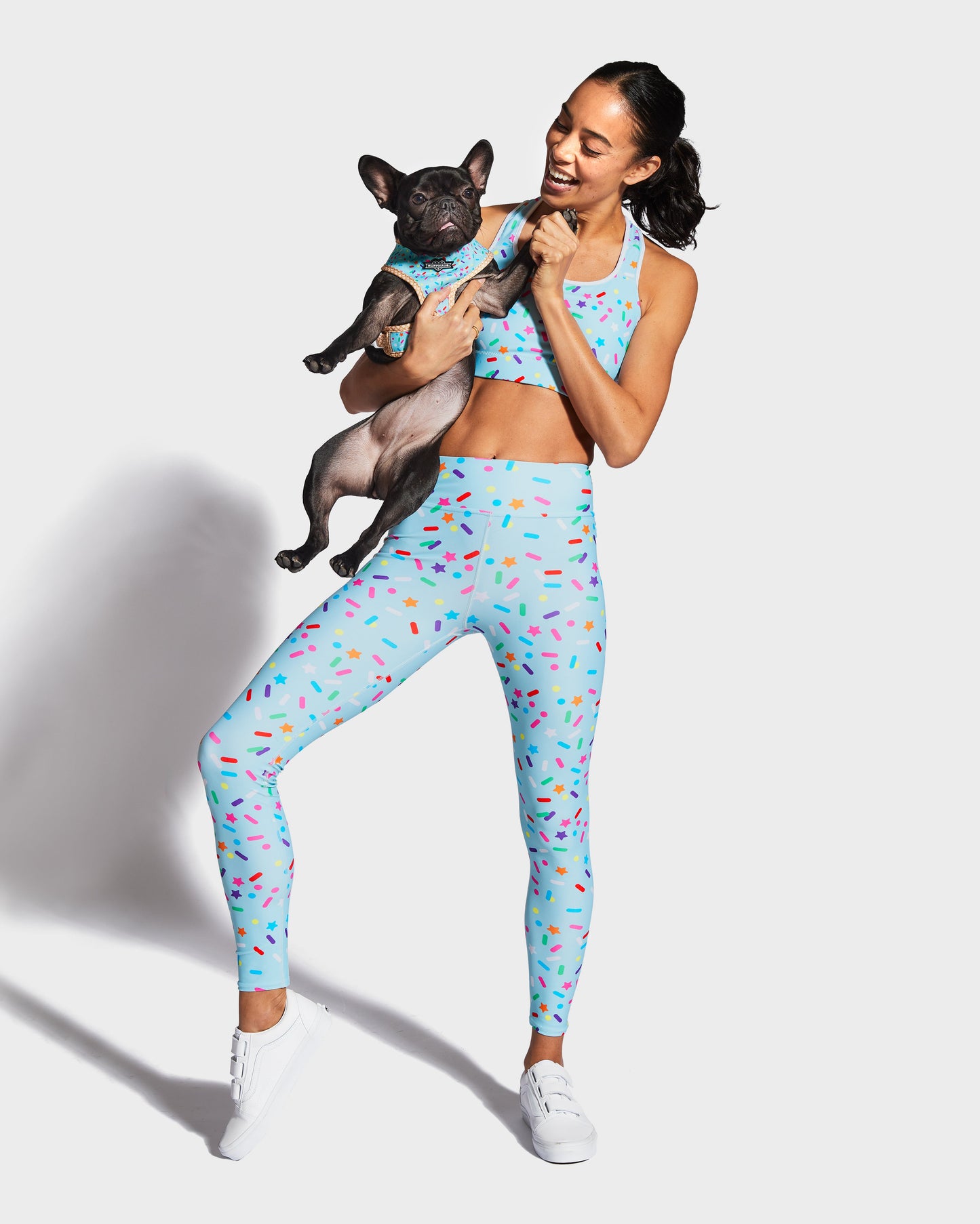 Sprinkle Me Blue Leggings