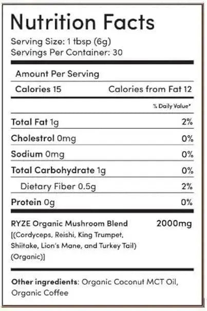 RYZE Mushroom Coffee Pack of 2 | 6 Adaptogenic Mushrooms | Organic | Instant Coffee | MCT Oil | Better Energy, Focus, Digestion, Immunity | Cordyceps, Lion’s Mane, Shiitake, Reishi, Turkey Tail, King Trumpet