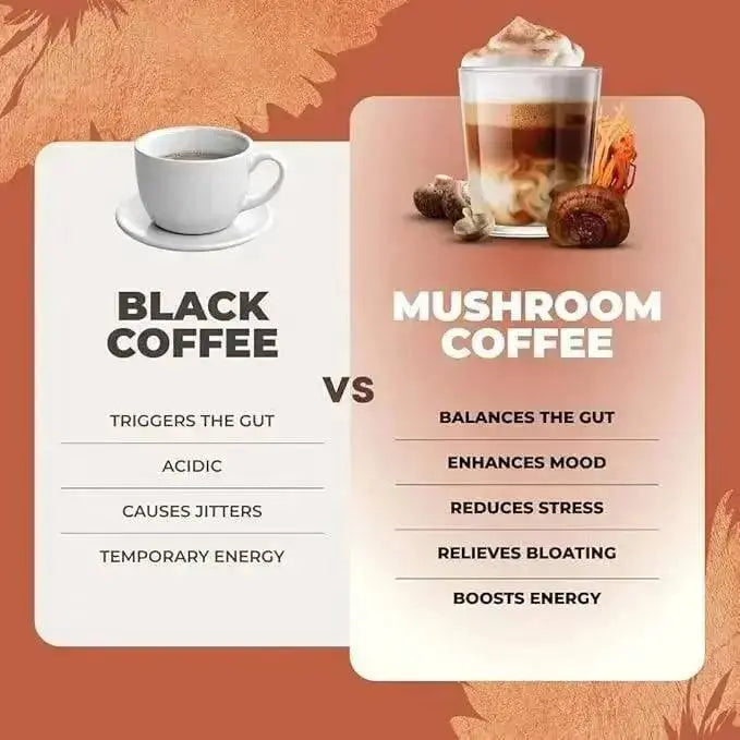 RYZE Mushroom Coffee Pack of 3 | 6 Adaptogenic Mushrooms | Organic | Instant Coffee | MCT Oil | Better Energy, Focus, Digestion, Immunity | Cordyceps, Lion’s Mane, Shiitake, Reishi, Turkey Tail, King Trumpet
