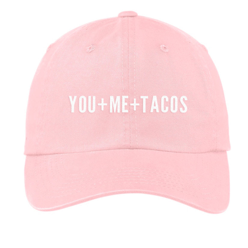 You + Me + Tacos Baseball Cap