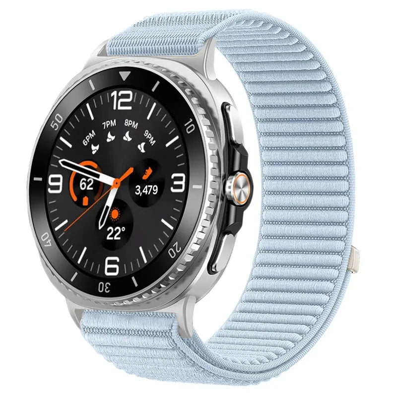Samsung Galaxy Watch8, 8 Classic & 9 Ribbed Nylon Sport Loop Band