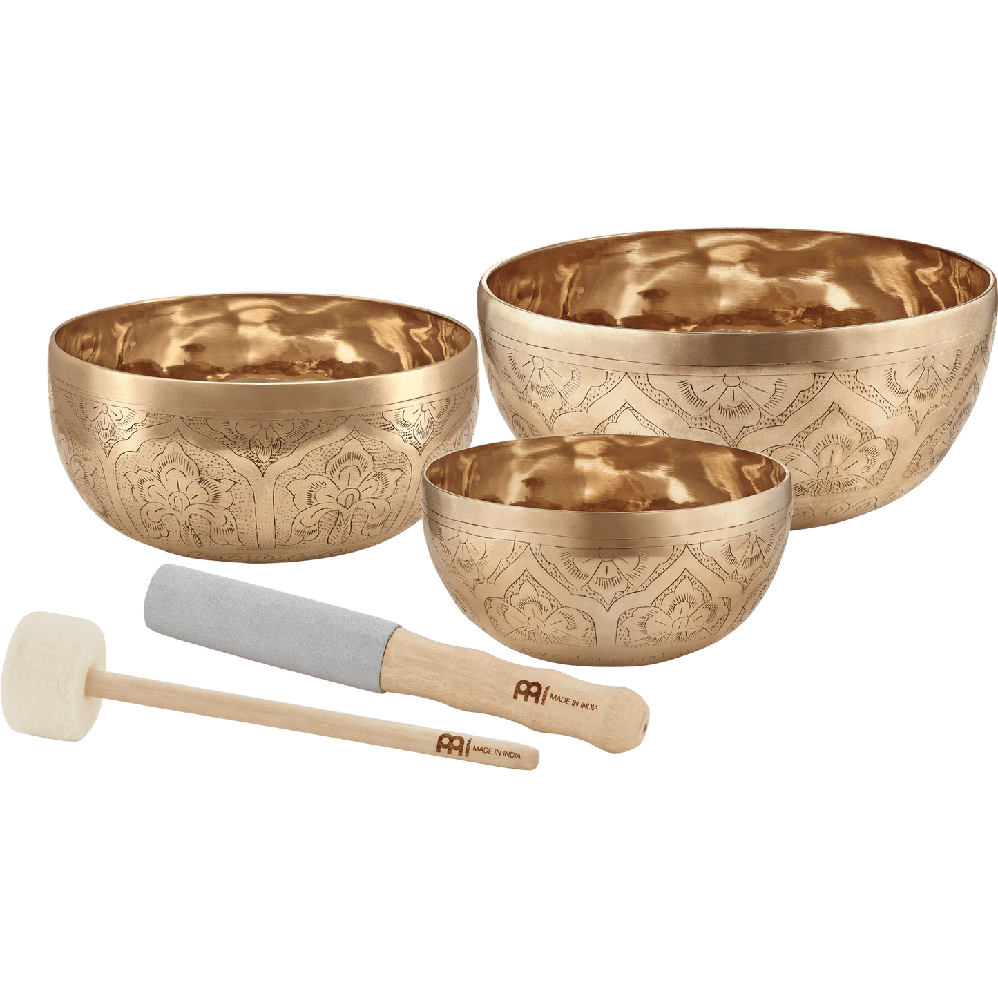 Special Engraved Therapy Metal Singing Bowls Set of 3 / 2400