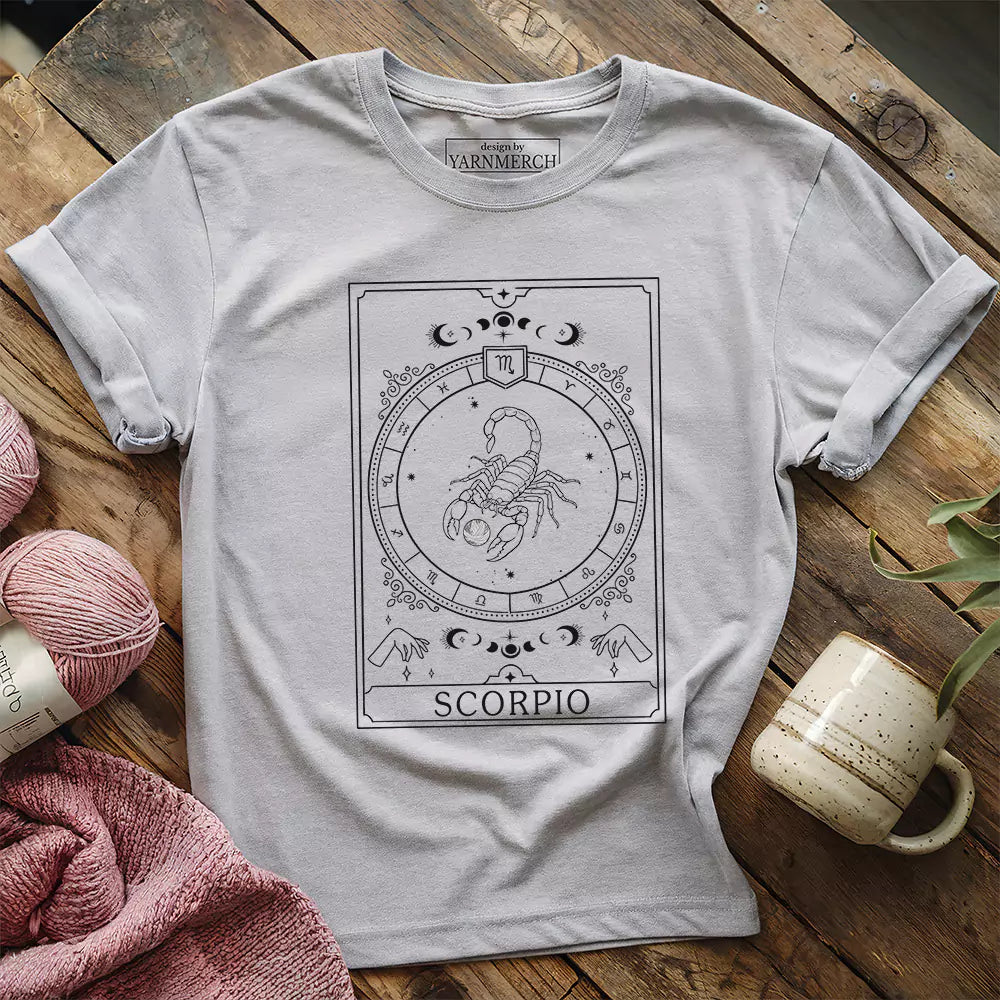 Scorpio Yarn Tarot T-shirt