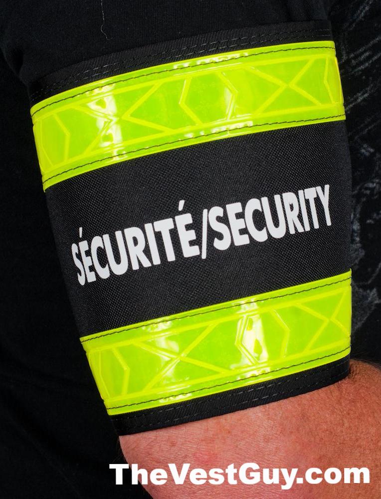 SECURITY / SECURITE Reflective Armband