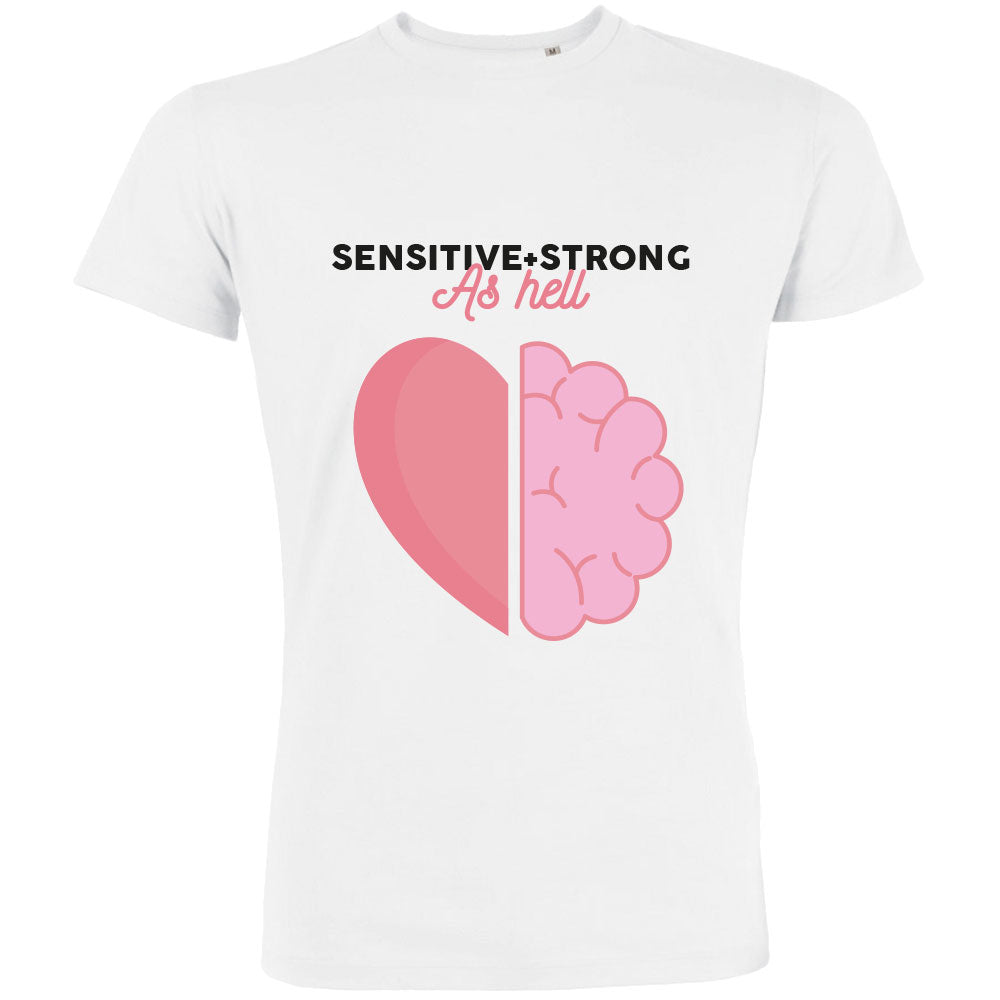 Sensitive+Strong As Hell Men's Organic Tee