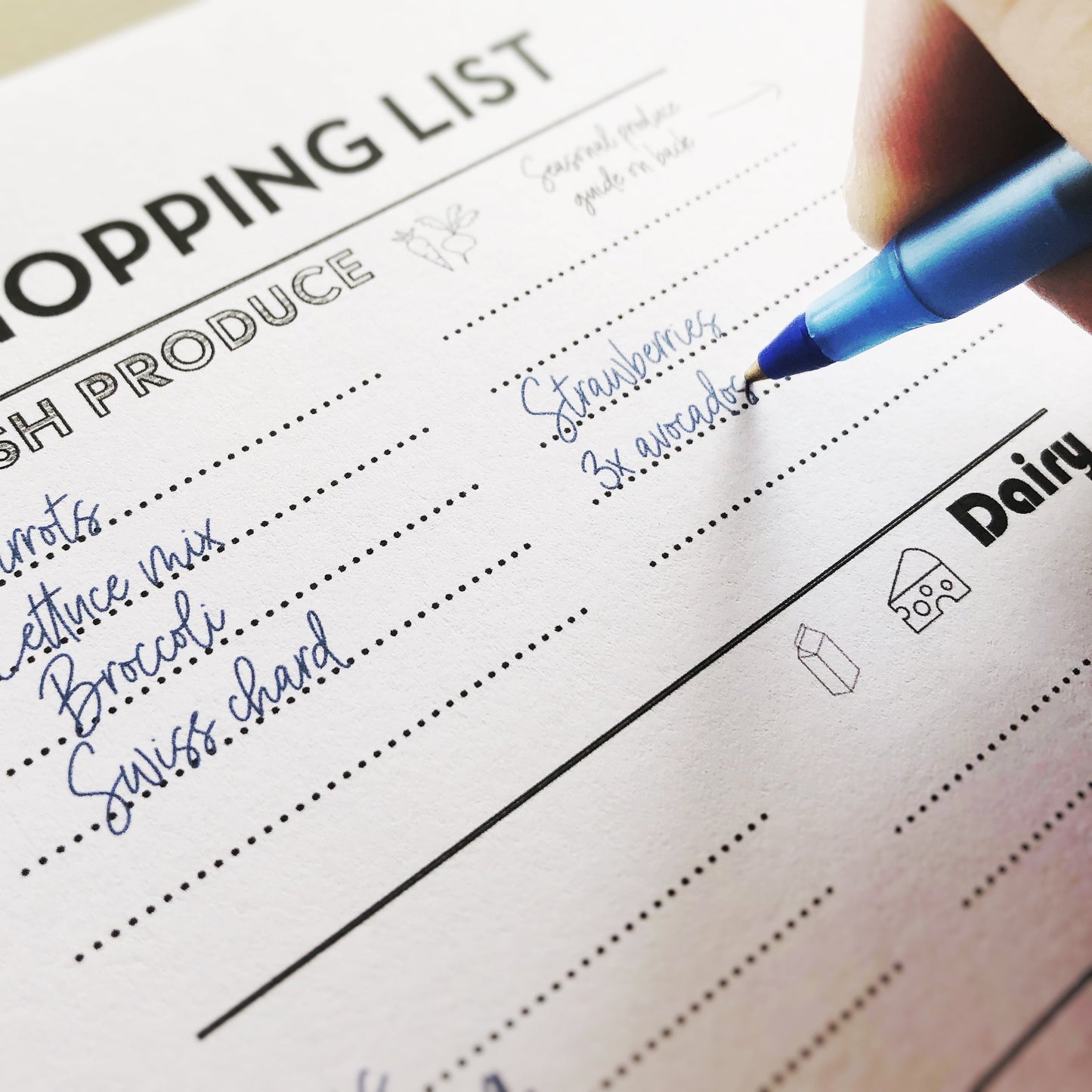 Market Shopping List