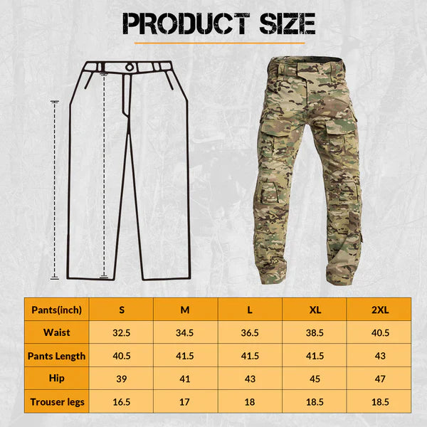 Votagoo Tactical Pants Plain Weave Stretch-Woven Material G3 ALL Weather Combat Pant