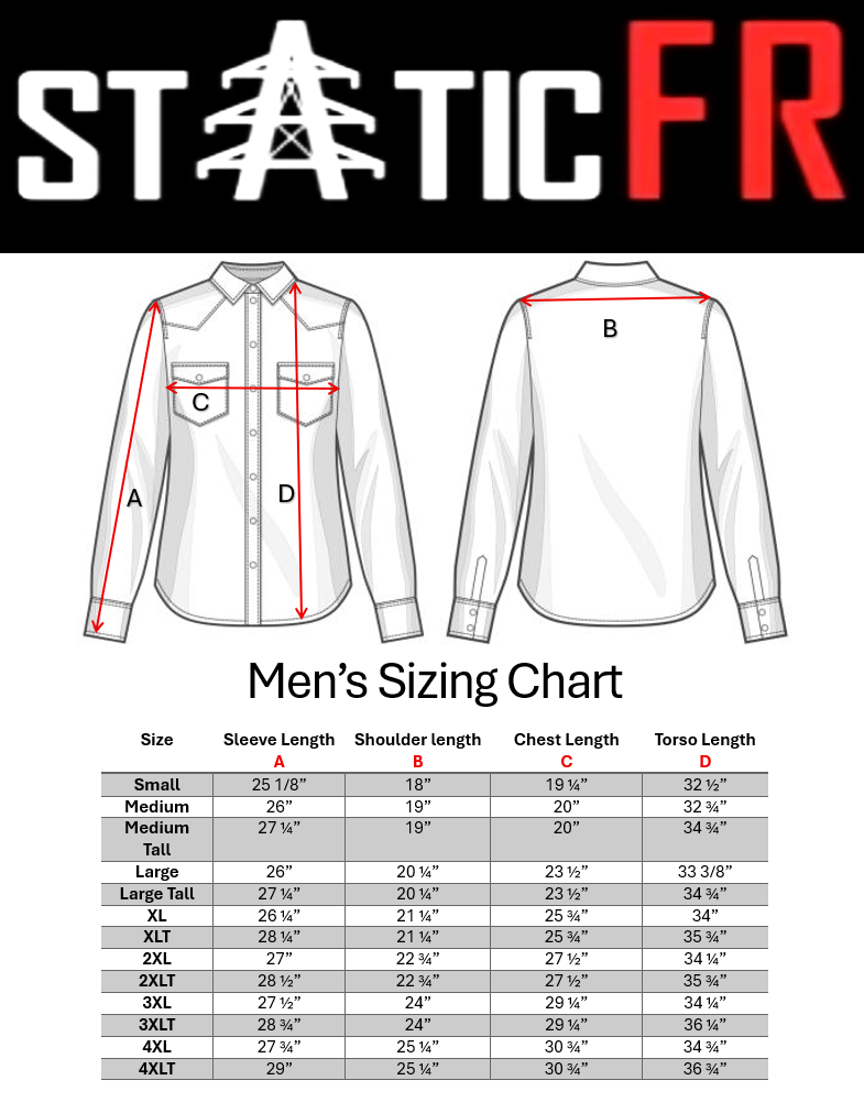 FR Pearl Snap Work Shirt - Shadow Black