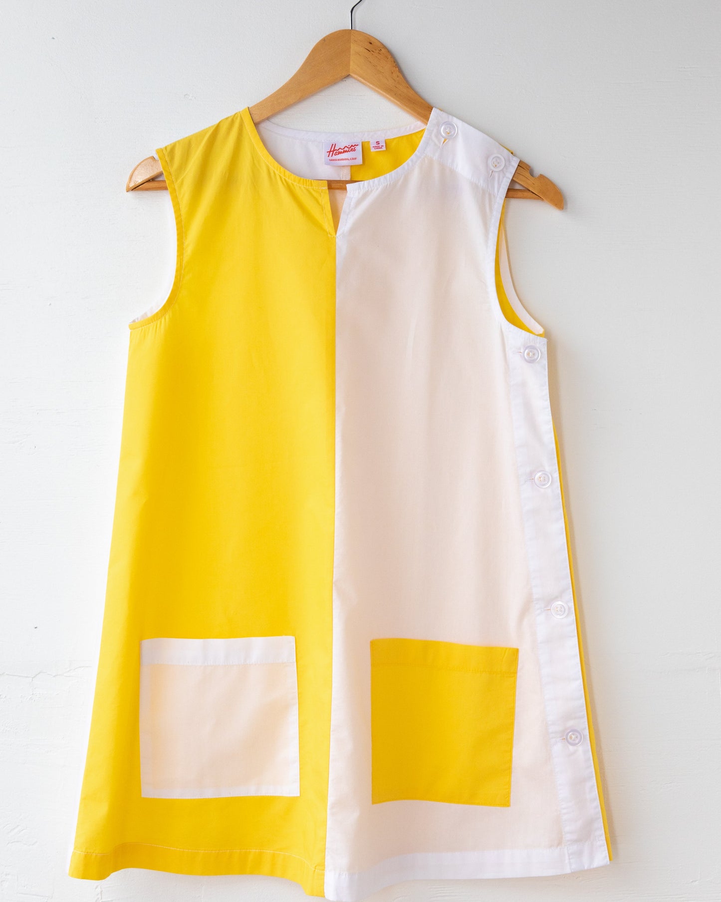 Two-Tone Smock (Yellow/White)