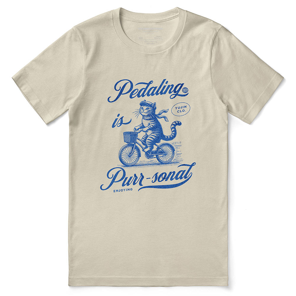 Pedaling Cat T-Shirt
