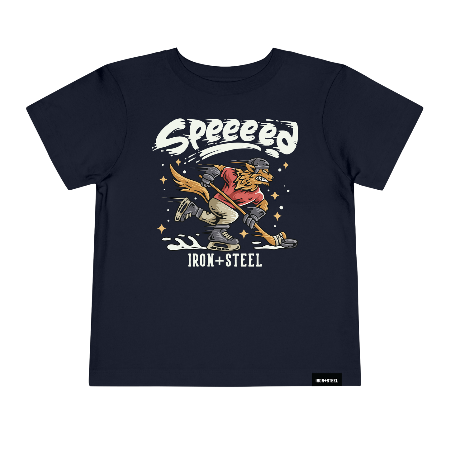 Speed Wolf Hockey Toddler Tee