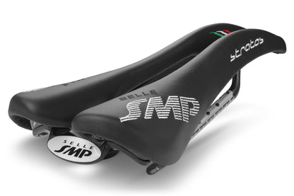 Selle SMP Stratos Saddle with Carbon Rails (Black)