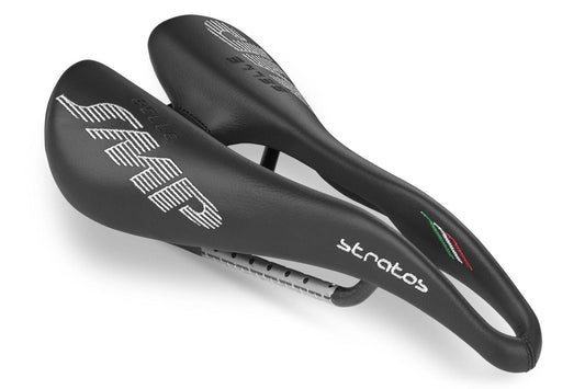 Selle SMP Stratos Saddle with Carbon Rails (Black)