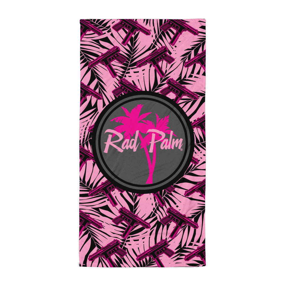 9 Lives Pink Towel