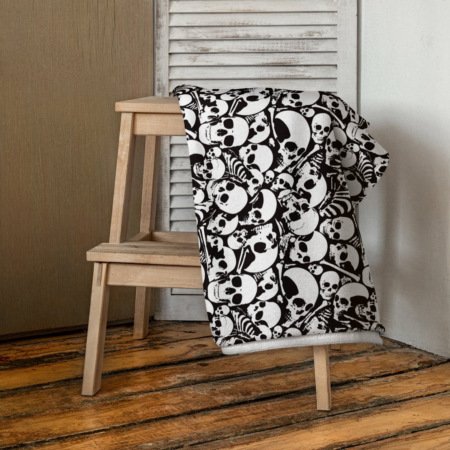 Skull and Bones Ossuary Towel