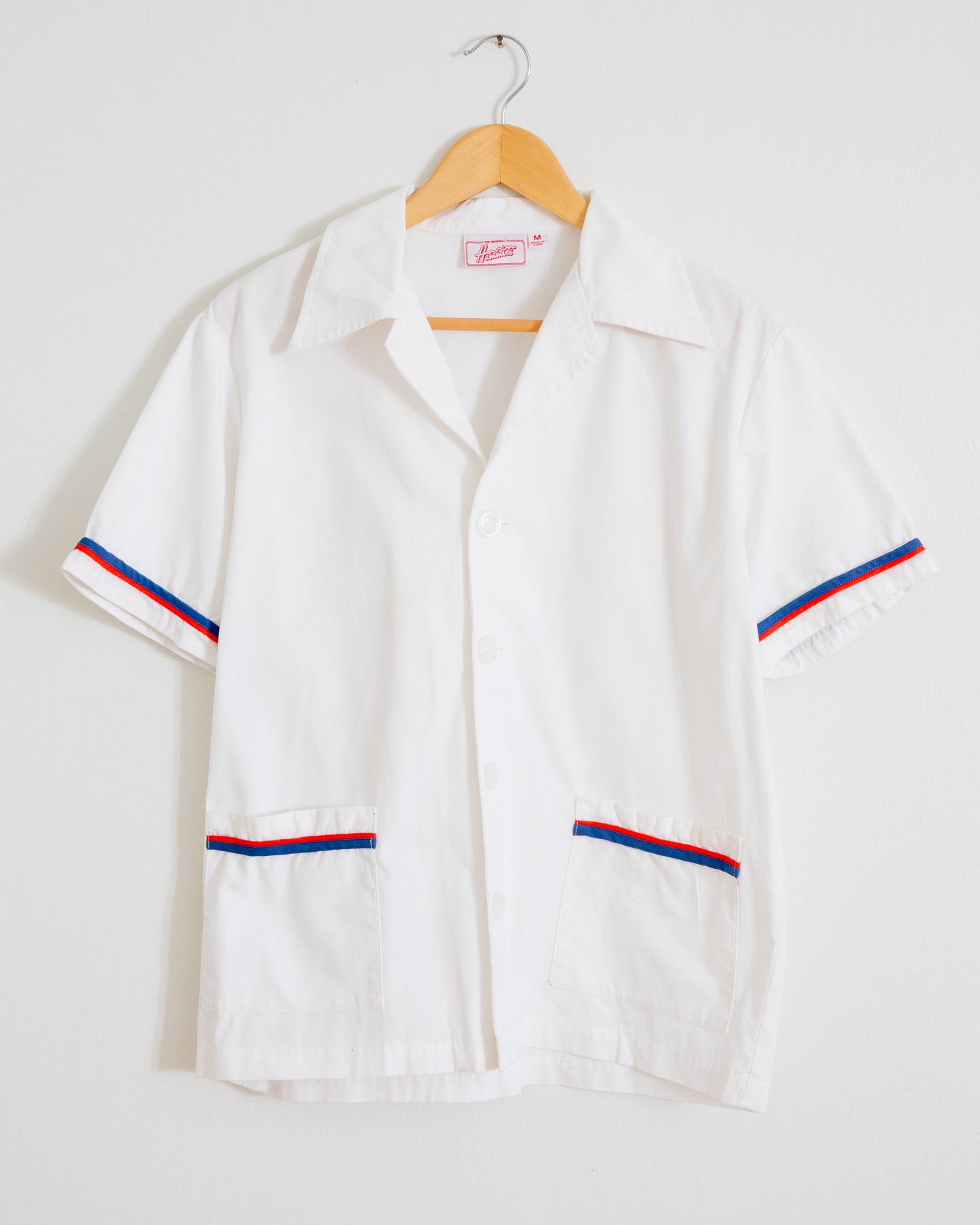 Summer Cabana Shirt (White/Navy/Red)