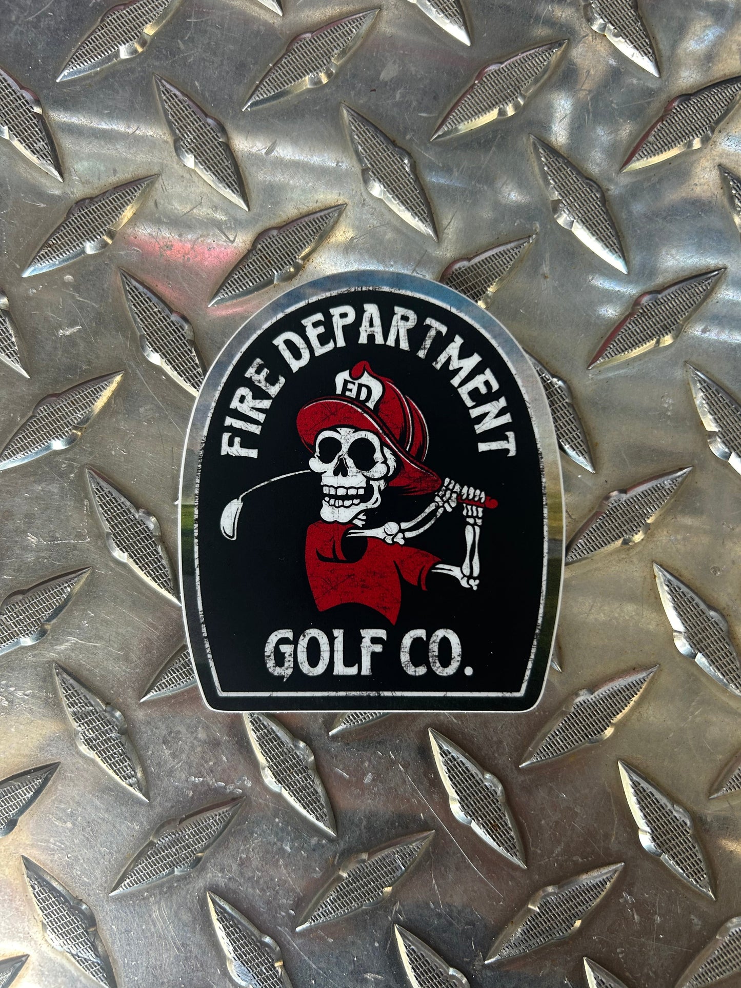 Skeleton swing Sticker